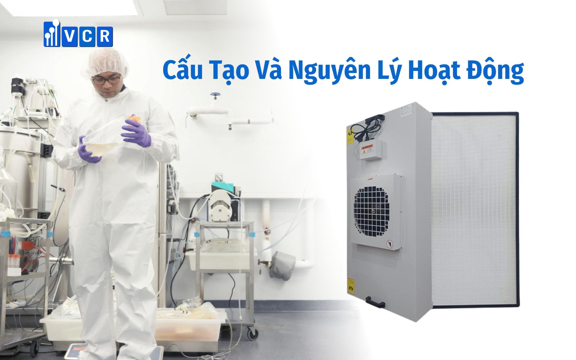 Cách bảo trì và vệ sinh FFU trong phòng sạch thực phẩm