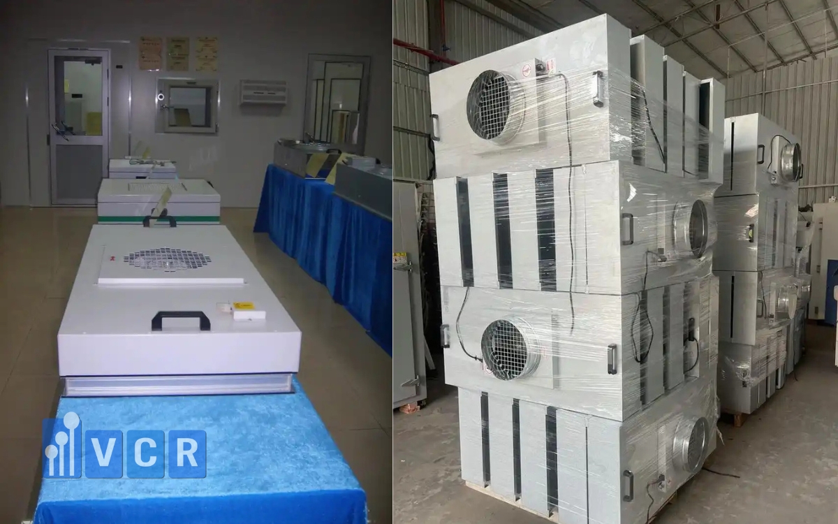 Bảng giá mới nhất của FFU Fan Filter Unit dùng trong nhà máy thực phẩm