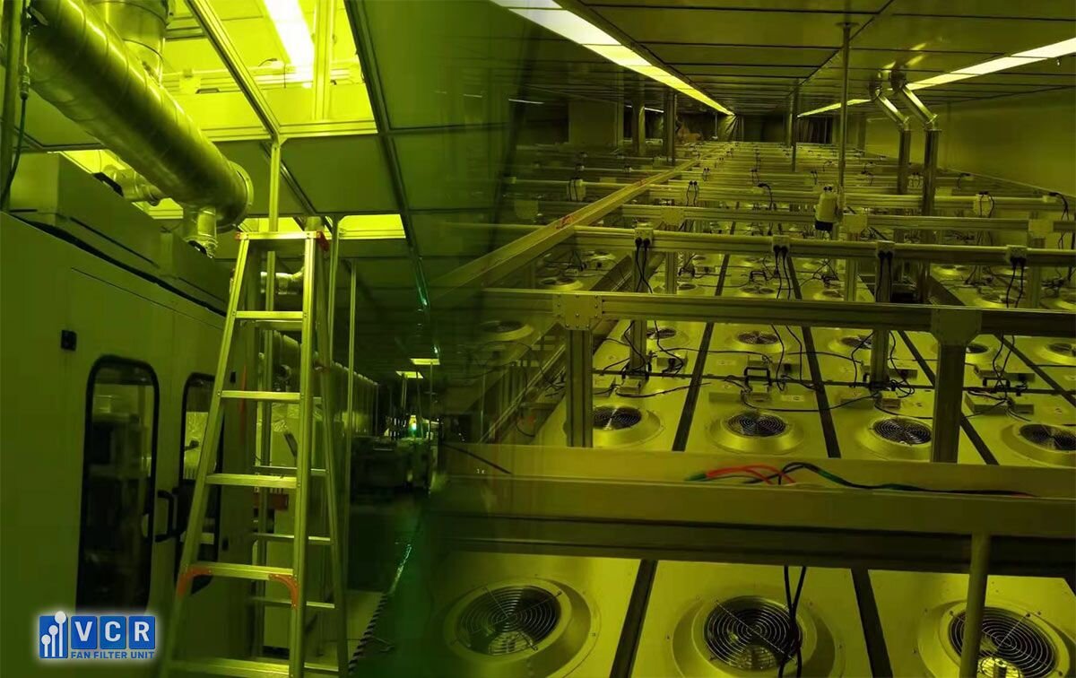 Fan Filter Unit System in Cleanroom